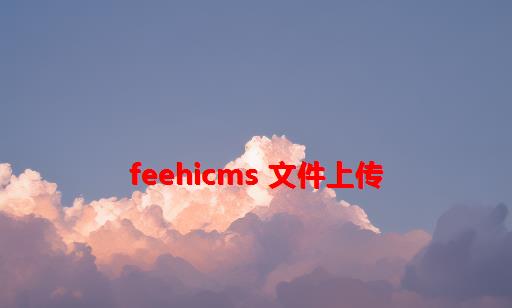 feehicms 文件上传